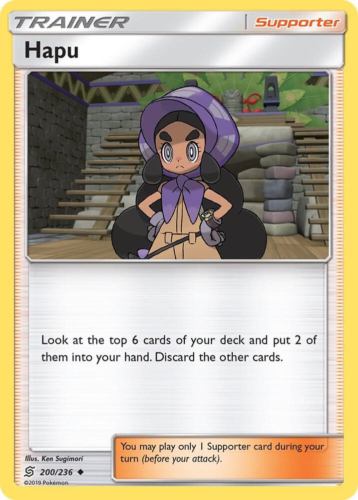 Pokemon Hapu 200/236 Unified Minds