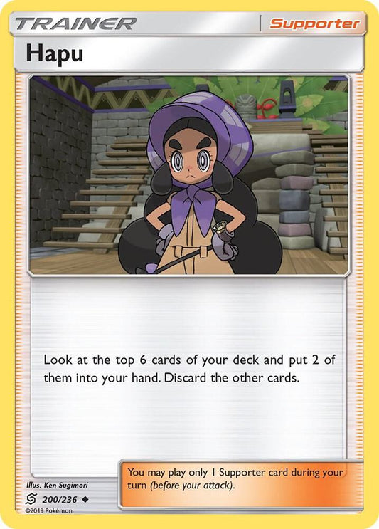 Pokemon Hapu 200/236 Unified Minds