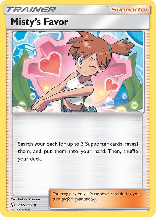 Pokemon Misty's Favor 202/236 Unified Minds