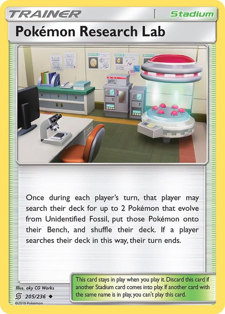 Pokemon Pokémon Research Lab 205/236 Unified Minds