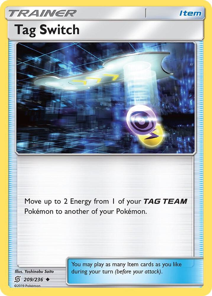 Pokemon Tag Switch 209/236 Unified Minds