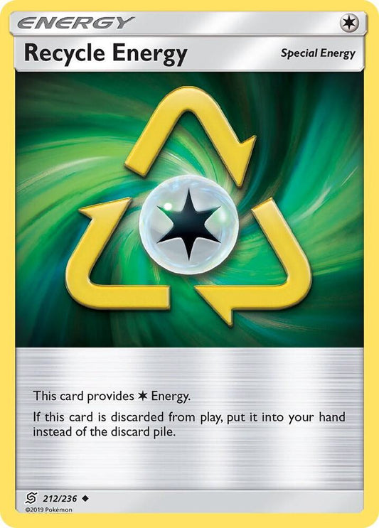 Pokemon Recycle Energy 212/236 Unified Minds