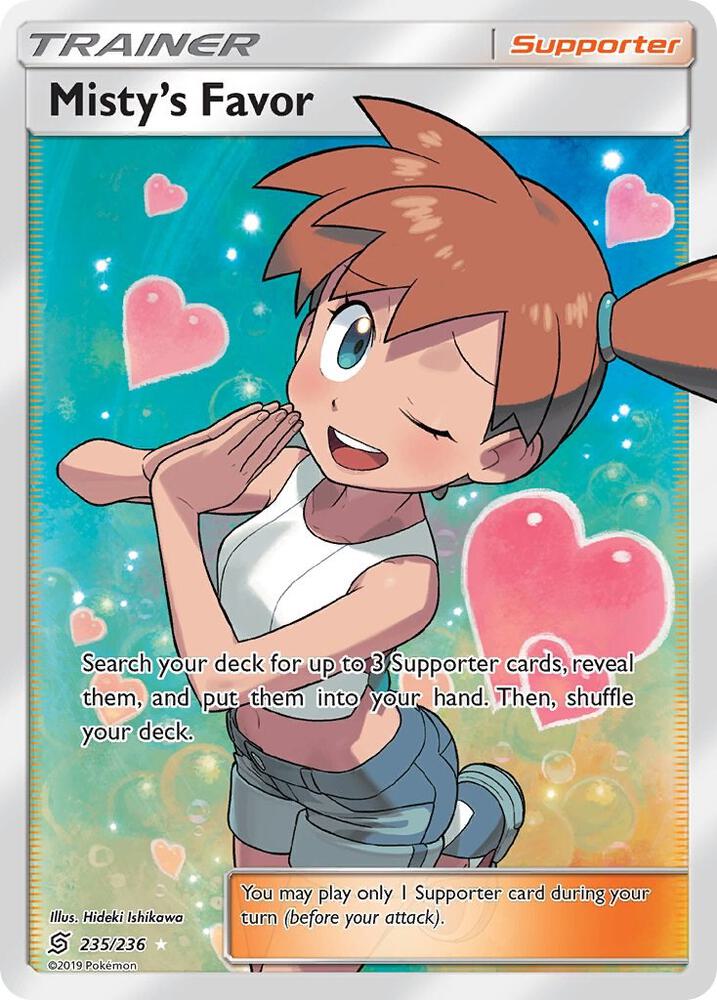 Pokemon Misty's Favor 235/236 Unified Minds