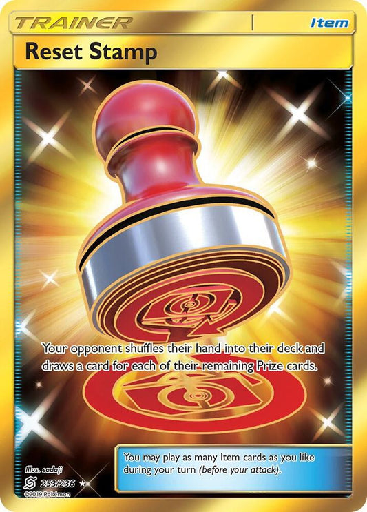 Pokemon Reset Stamp 253/236 Unified Minds