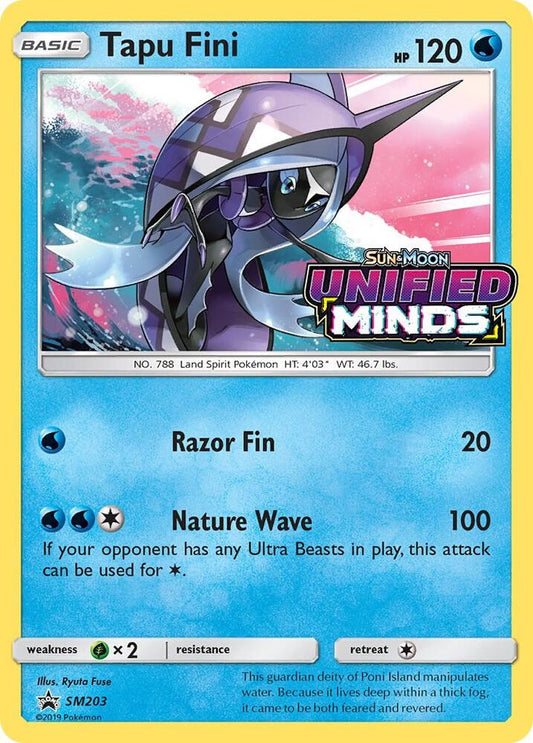 Pokemon Tapu Fini SM203 SM Black Star Promos