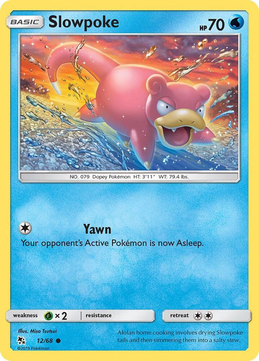 Pokemon Slowpoke 12/68 Hidden Fates