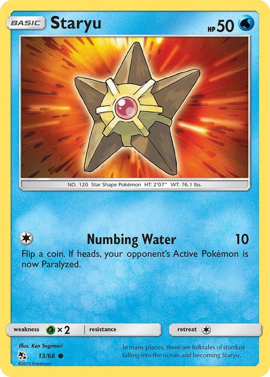 Pokemon Staryu 13/68 Hidden Fates