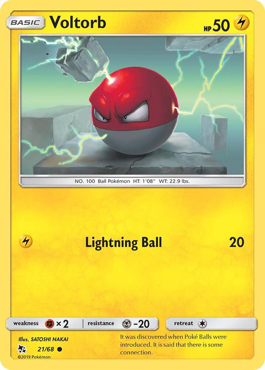 Pokemon Voltorb 21/68 Hidden Fates