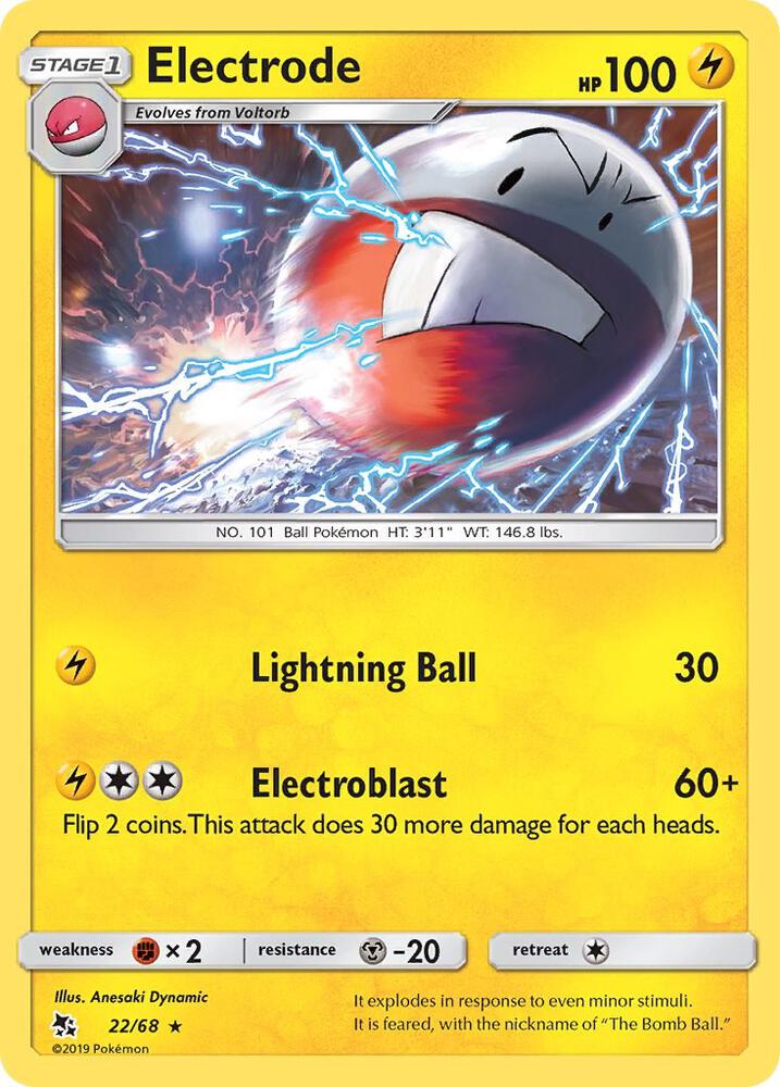 Pokemon Electrode 22/68 Hidden Fates
