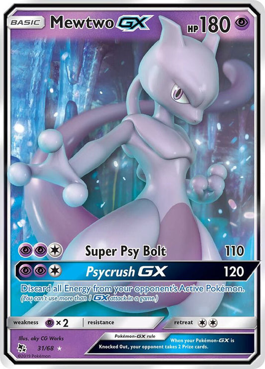 Pokemon Mewtwo GX 31/68 Hidden Fates