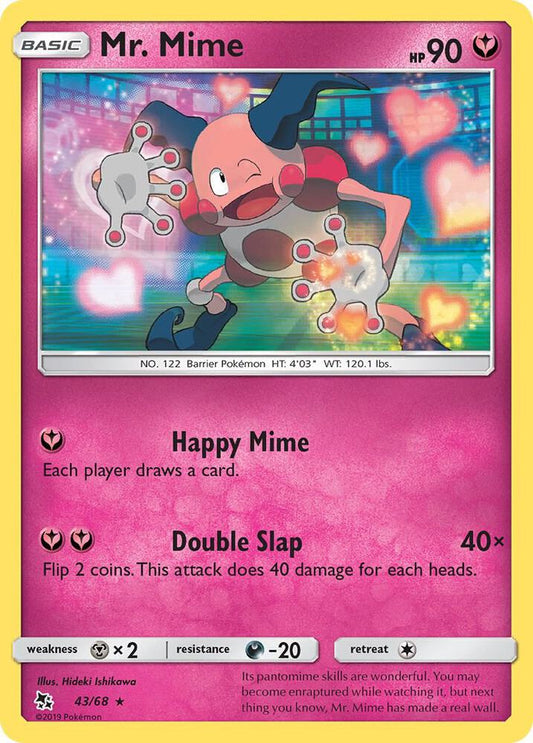 Pokemon Mr. Mime 43/68 Hidden Fates