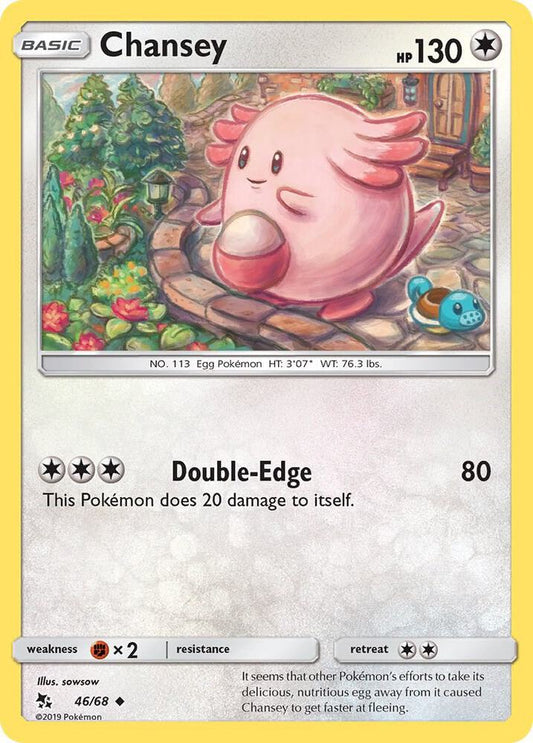 Pokemon Chansey 46/68 Hidden Fates