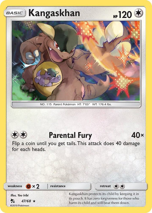 Pokemon Kangaskhan 47/68 Hidden Fates