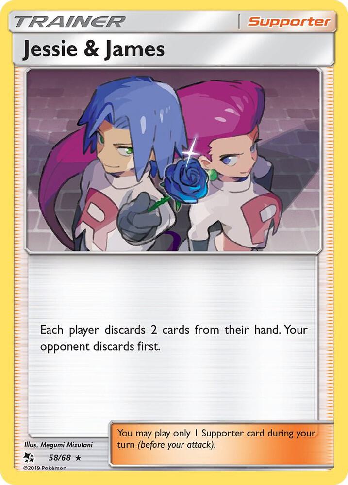 Pokemon Jessie & James 58/68 Hidden Fates