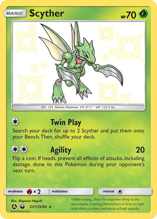 Pokemon Scyther SV1 Hidden Fates
