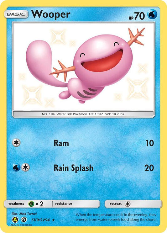Pokemon Wooper SV9 Hidden Fates