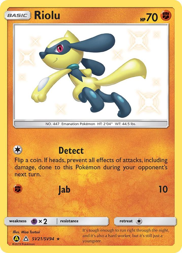 Pokemon Riolu SV21 Hidden Fates