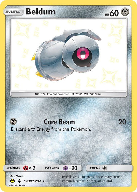 Pokemon Beldum SV30 Hidden Fates