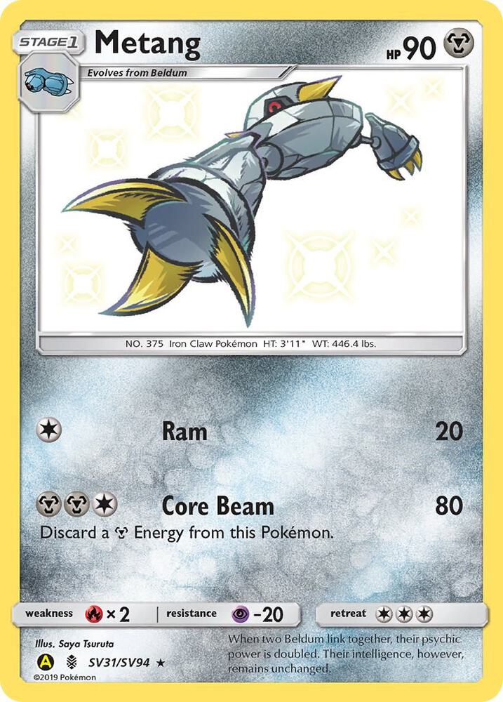 Pokemon Metang SV31 Hidden Fates