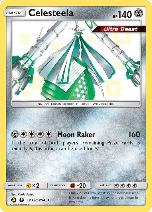 Pokemon Celesteela SV32 Hidden Fates
