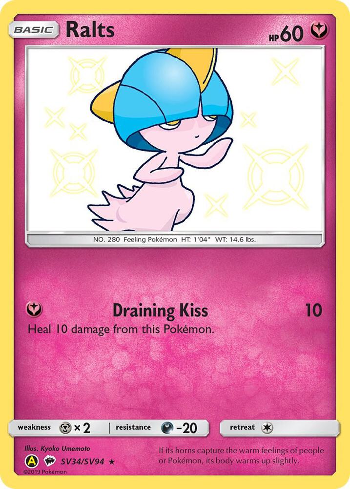Pokemon Ralts SV34 Hidden Fates