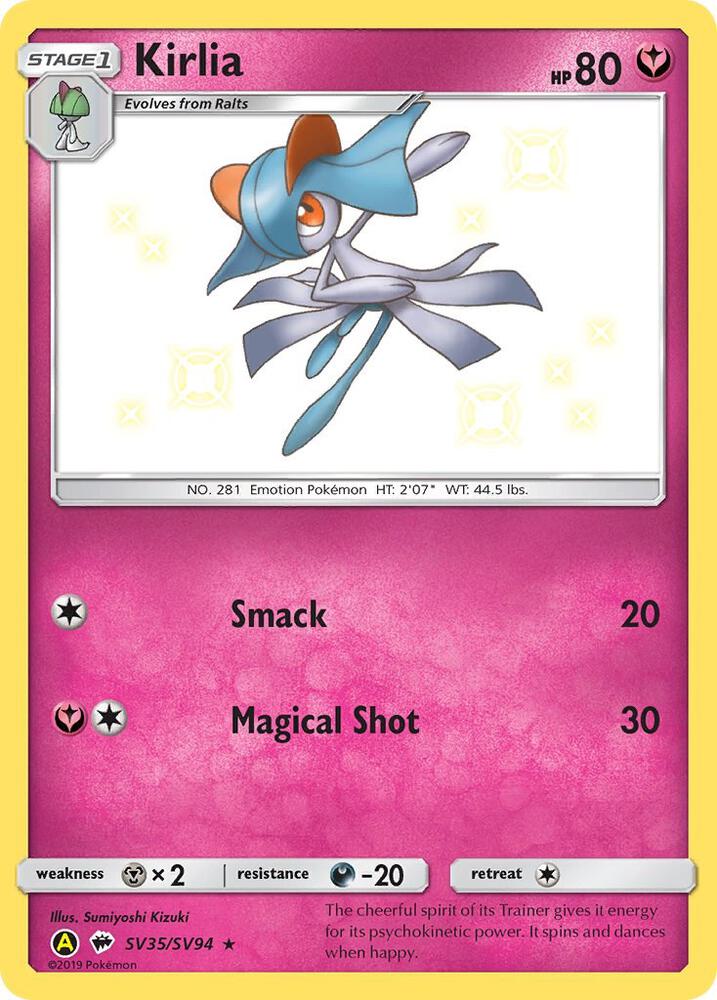 Pokemon Kirlia SV35 Hidden Fates