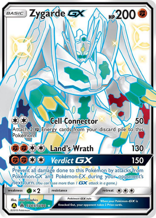 Pokemon Zygarde GX SV65 Hidden Fates