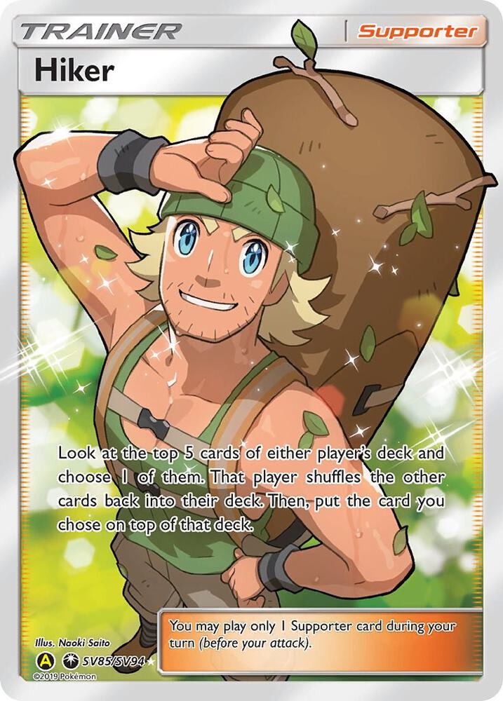 Pokemon Hiker SV85 Hidden Fates