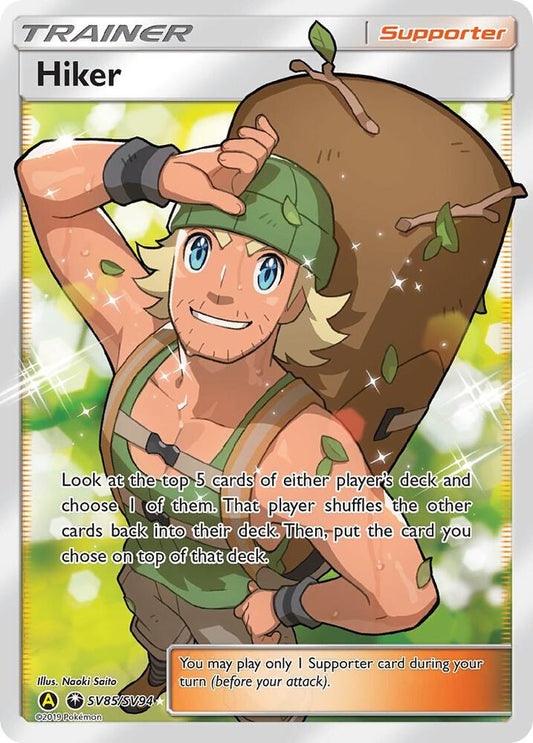 Pokemon Hiker SV85 Hidden Fates
