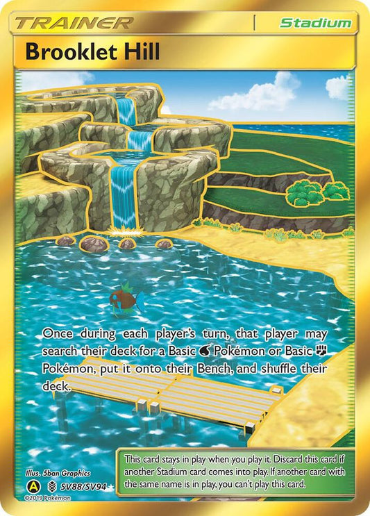 Pokemon Brooklet Hill SV88 Hidden Fates