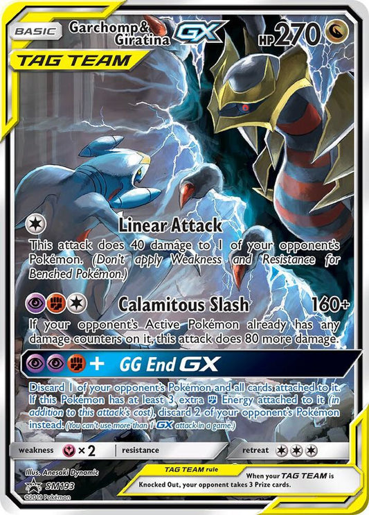 Pokemon Garchomp & Giratina GX SM193 SM Black Star Promos