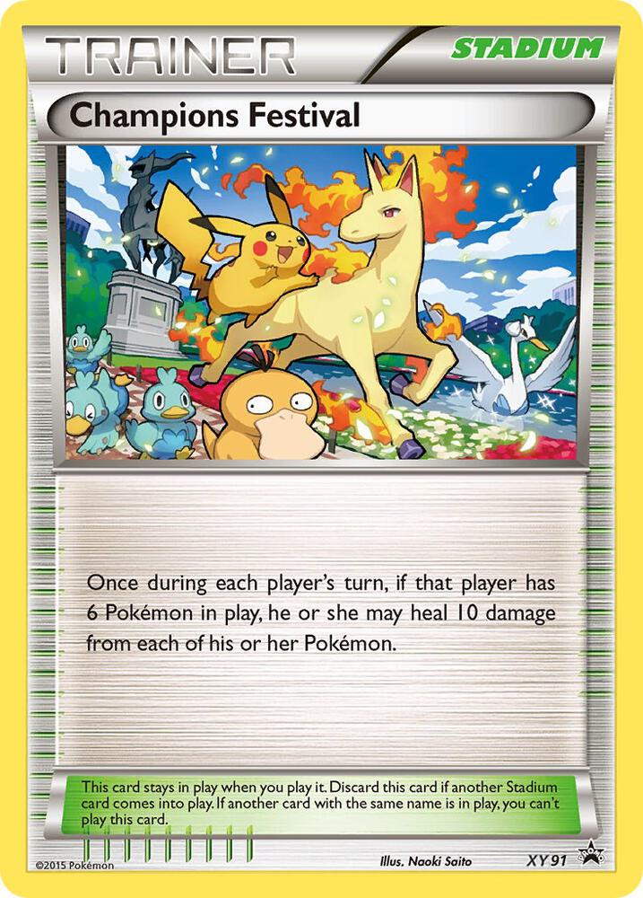 Pokemon Champions Festival XY91 XY Black Star Promos