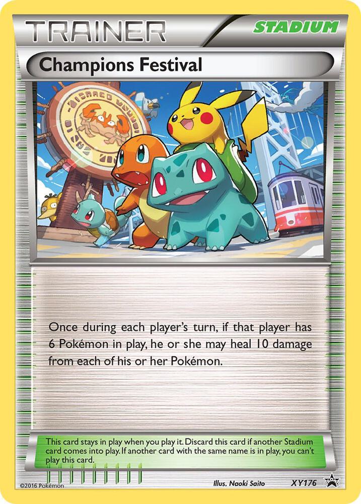 Pokemon Champions Festival XY176 XY Black Star Promos
