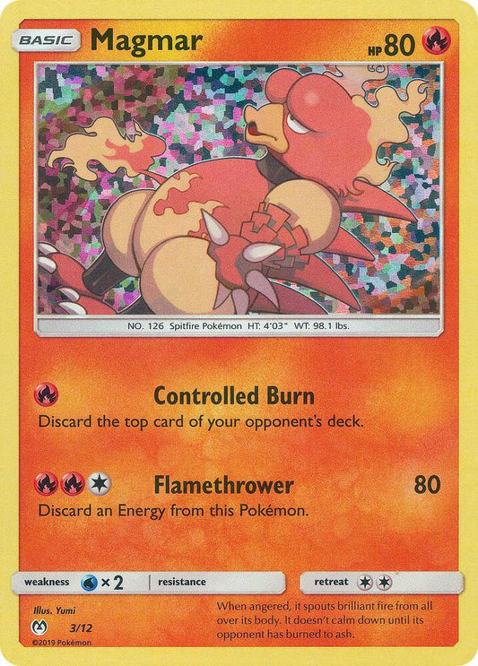 Pokemon Magmar 3/12 McDonald's Collection 2019