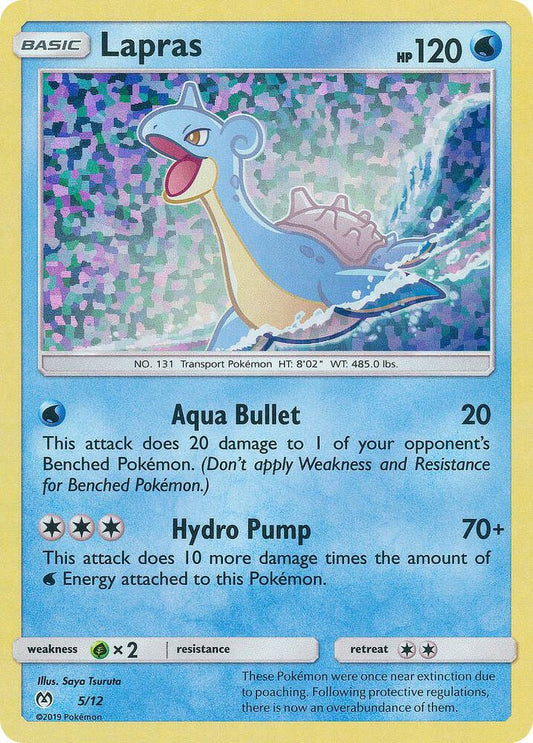 Pokemon Lapras 5/12 McDonald's Collection 2019