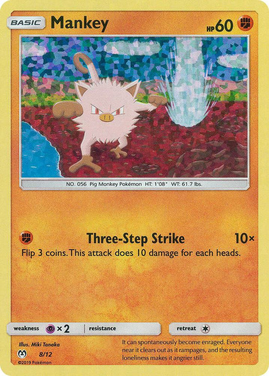 Pokemon Mankey 8/12 McDonald's Collection 2019