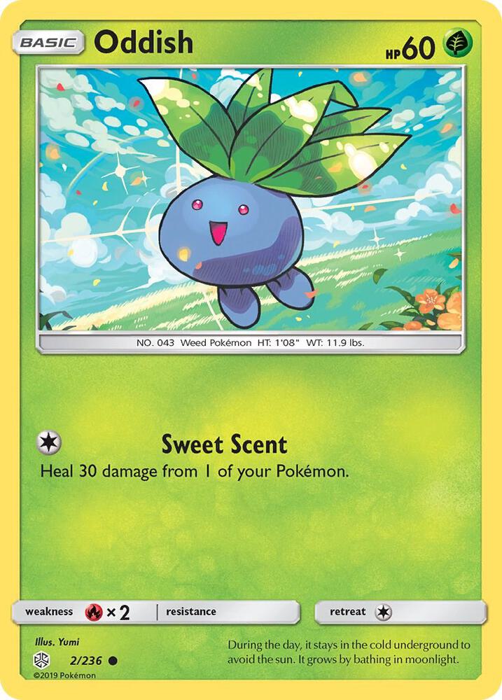 Pokemon Oddish 2/236 Cosmic Eclipse