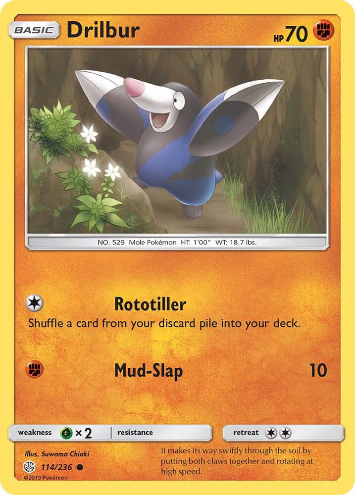Pokemon Drilbur 114/236 Cosmic Eclipse