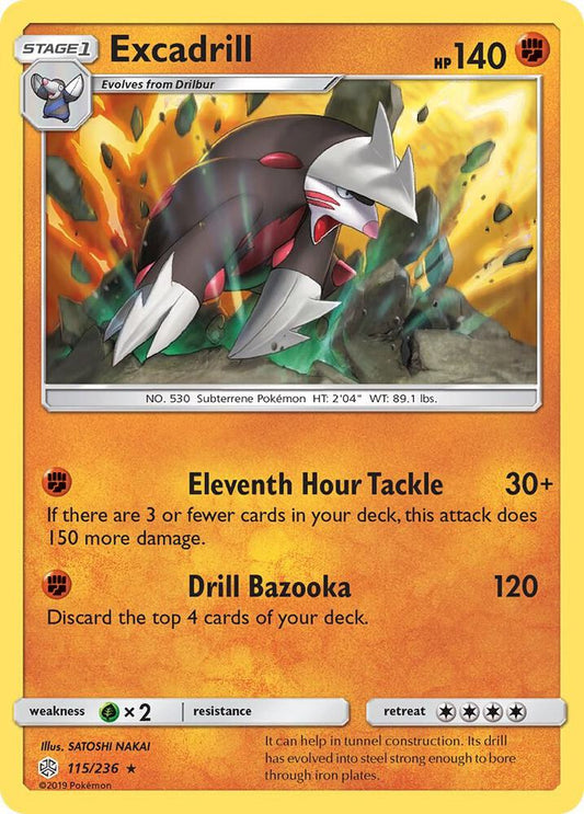 Pokemon Excadrill 115/236 Cosmic Eclipse
