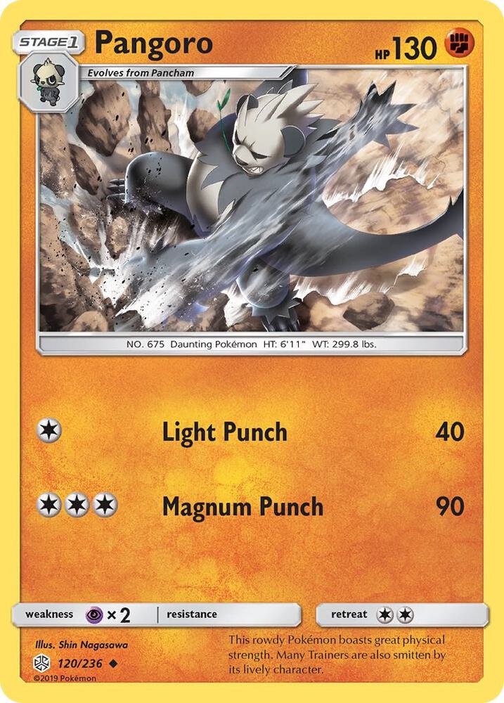 Pokemon Pangoro 120/236 Cosmic Eclipse