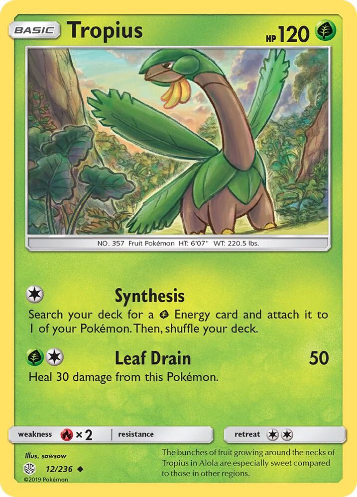 Pokemon Tropius 12/236 Cosmic Eclipse