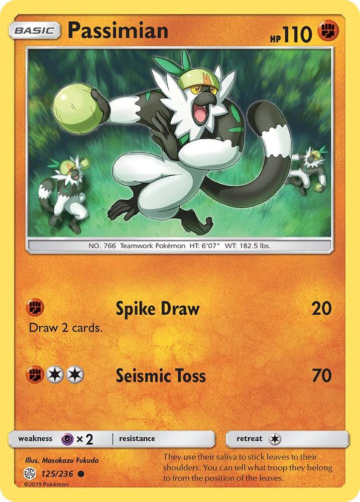 Pokemon Passimian 125/236 Cosmic Eclipse
