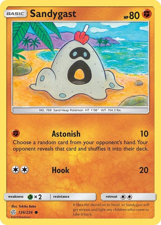 Pokemon Sandygast 126/236 Cosmic Eclipse