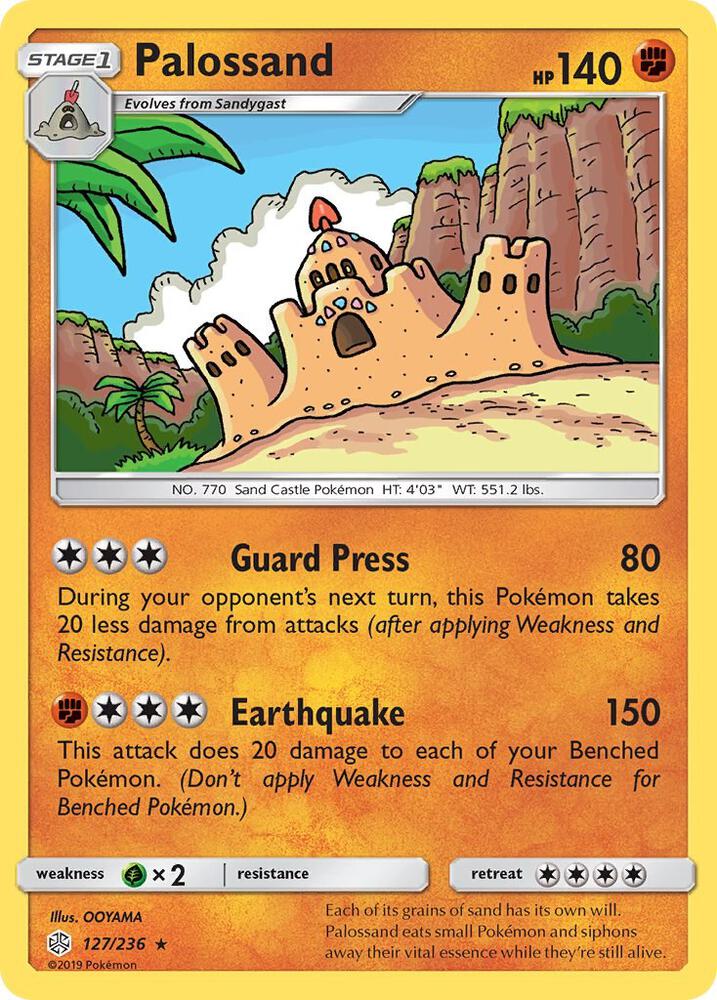 Pokemon Palossand 127/236 Cosmic Eclipse