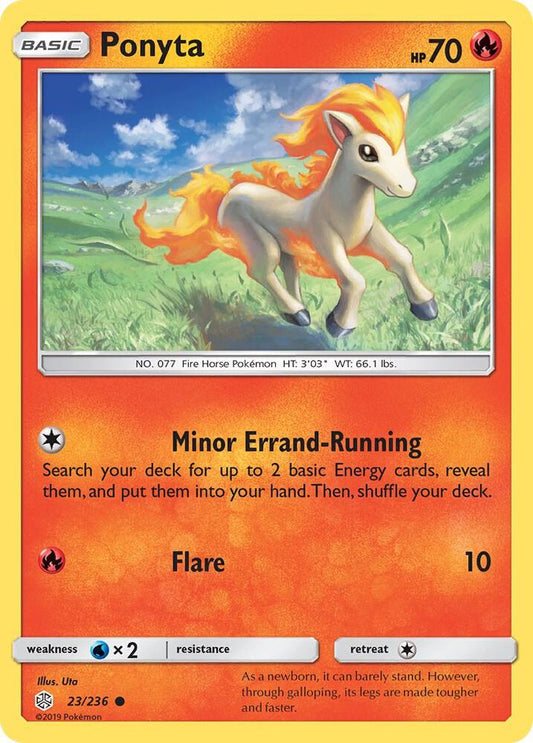 Pokemon Ponyta 23/236 Cosmic Eclipse
