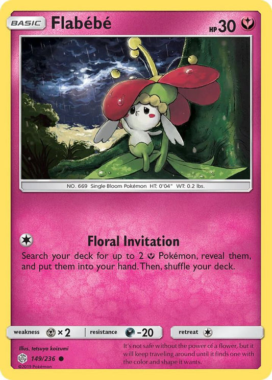 Pokemon Flabébé 149/236 Cosmic Eclipse
