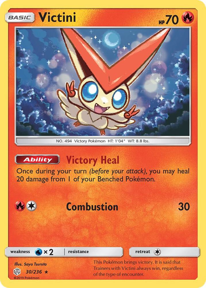 Pokemon Victini 30/236 Cosmic Eclipse