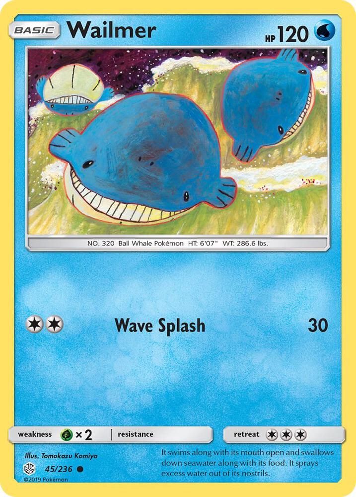 Pokemon Wailmer 45/236 Cosmic Eclipse