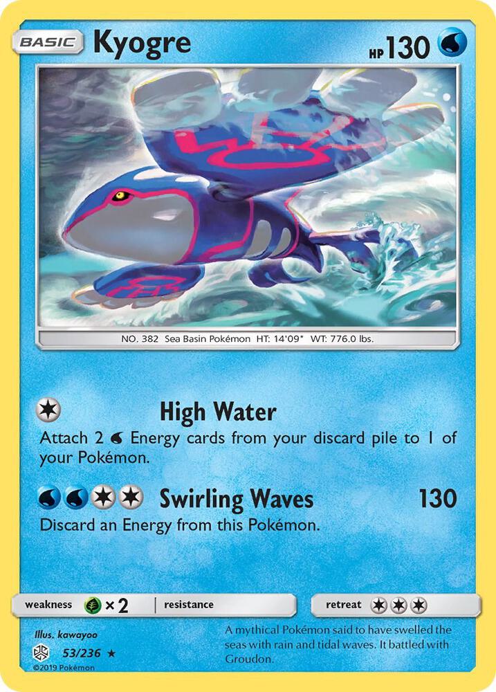 Pokemon Kyogre 53/236 Cosmic Eclipse