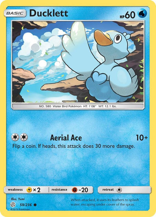 Pokemon Ducklett 59/236 Cosmic Eclipse